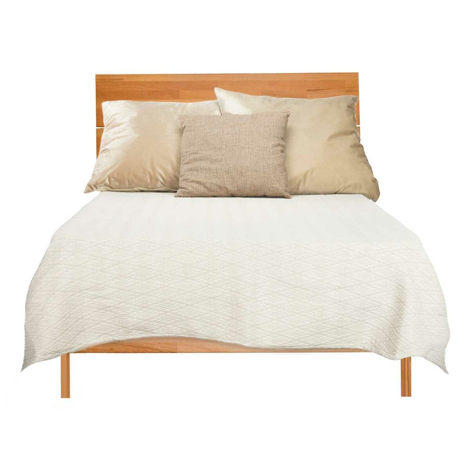 Sprei Ruiten Beige (240 x 260 cm)