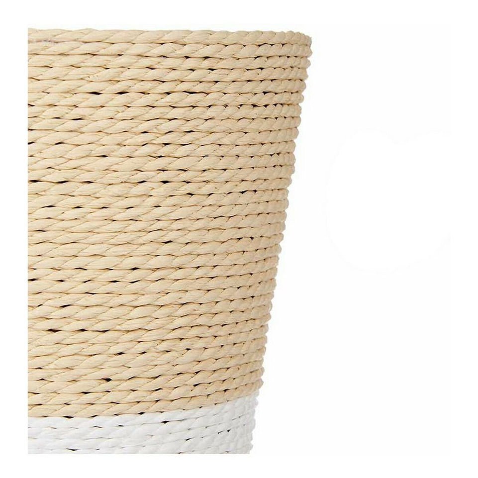 Grondlegger Natuurlijk Bruin Touw Wit Plastic