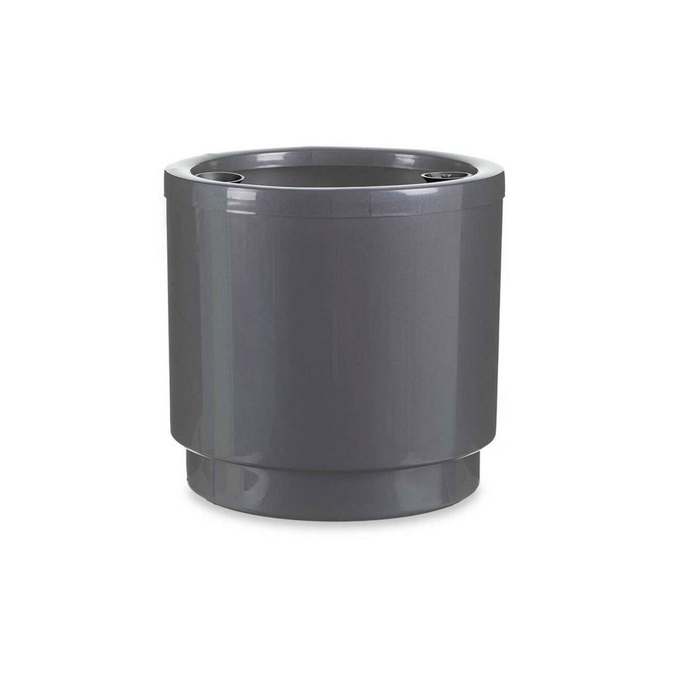 Zelfwaterende bloempot Zilverkleurig Polypropyleen 32 x 30,5 x 32 cm