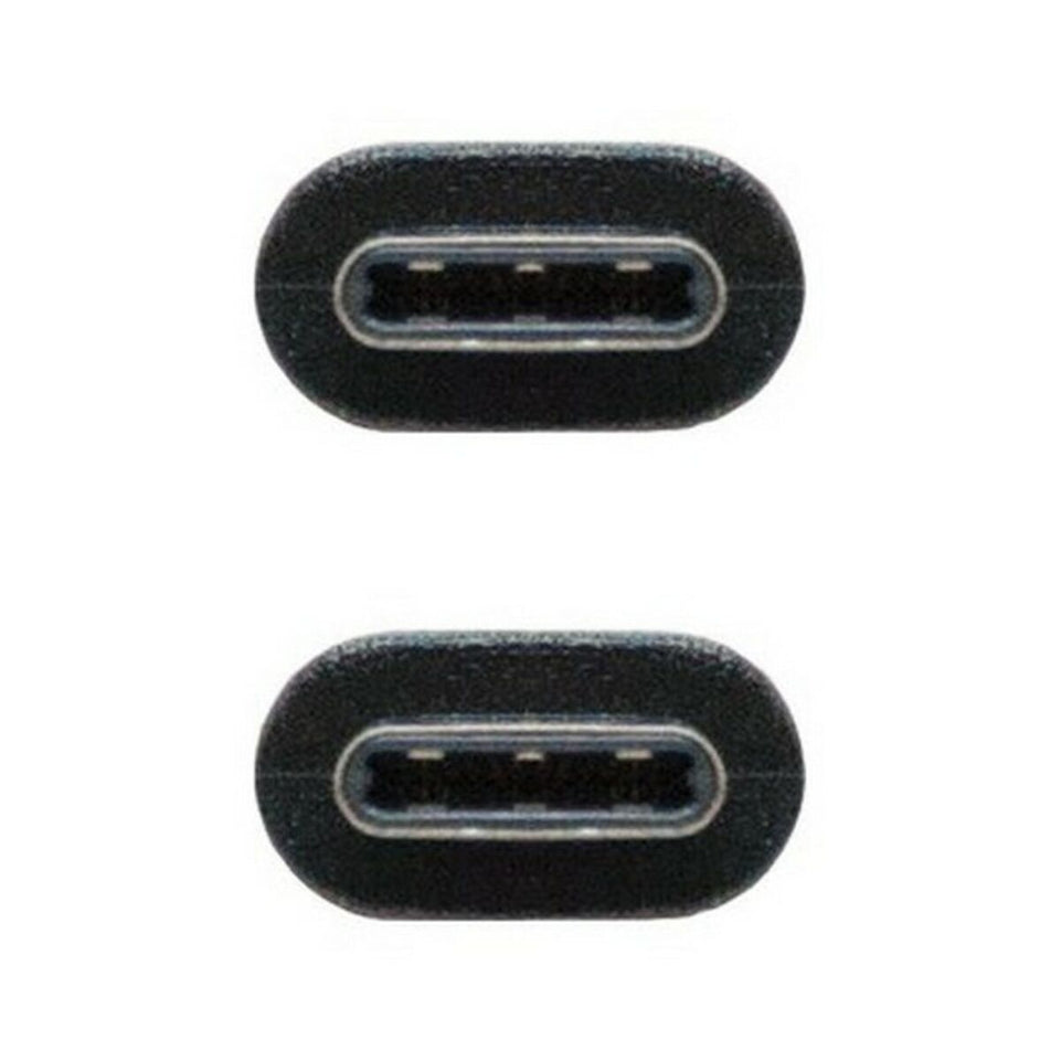 USB-C 3.1 Kabel NANOCABLE 10.01.4101 Zwart (1 m)
