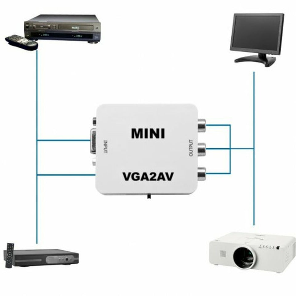 Adapter VGA naar RCA Unotec