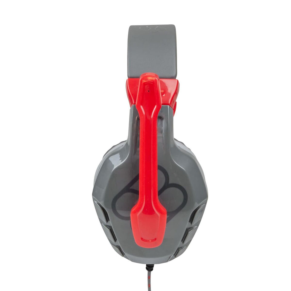 Hoofdtelefoon met microfoon FR-TEC Samus Zwart Rood