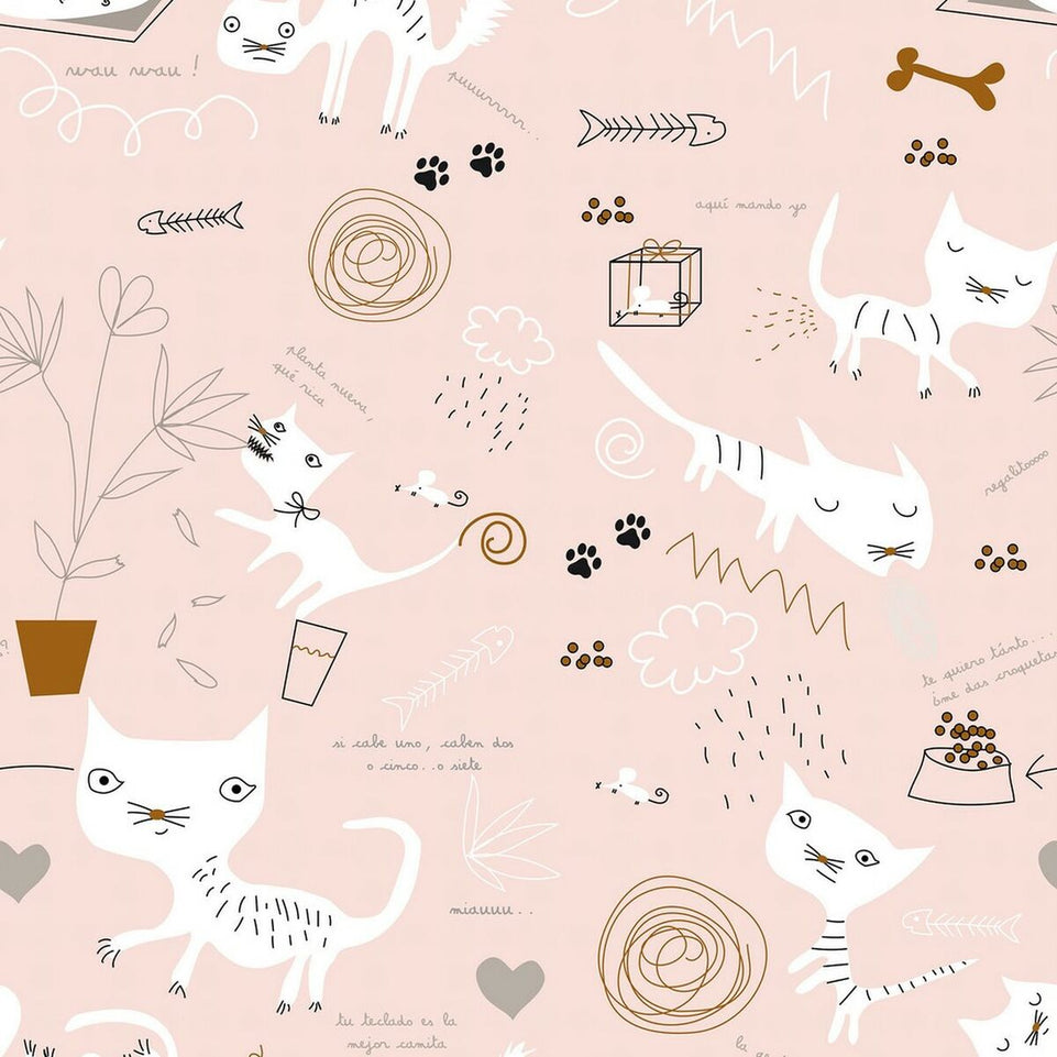 Noorse hoes Panzup Cats Bed van 135/140 (220 x 220 cm)