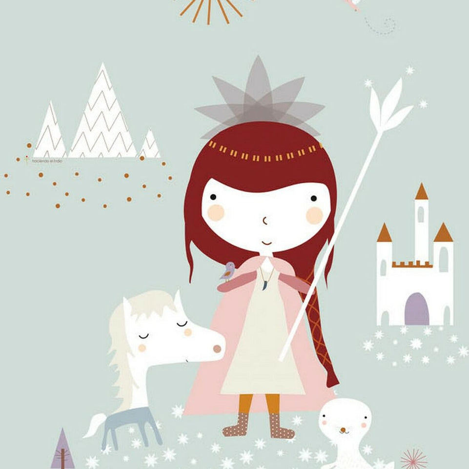 Noorse hoes Haciendo el Indio Lady Snow Omkeerbaar Bed van 105/110 (180 x 220 cm)