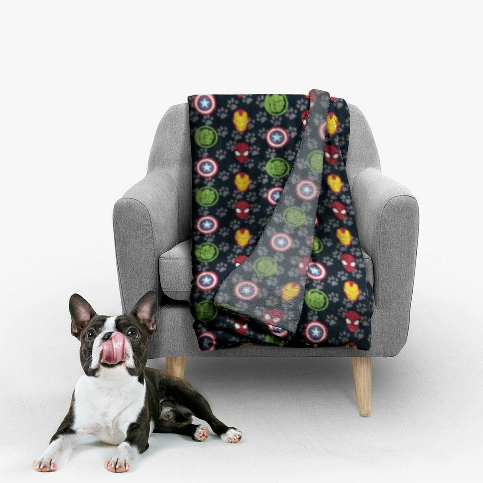 Huisdierendeken Marvel Zwart (100 x 0,5 x 150 cm)