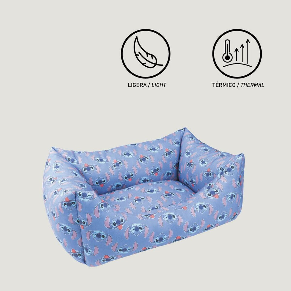 Hondenbed Stitch Blauw (50 x 35 x 15 cm)
