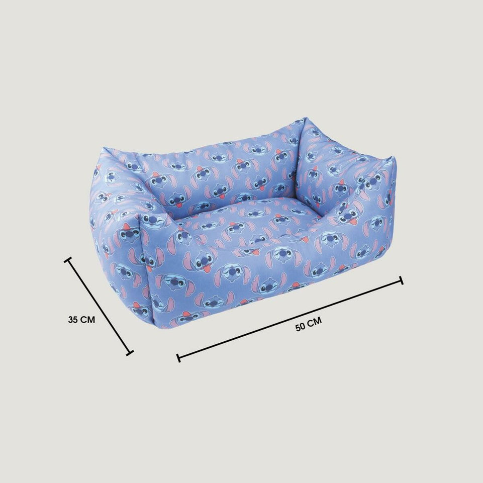 Hondenbed Stitch Blauw (50 x 35 x 15 cm)