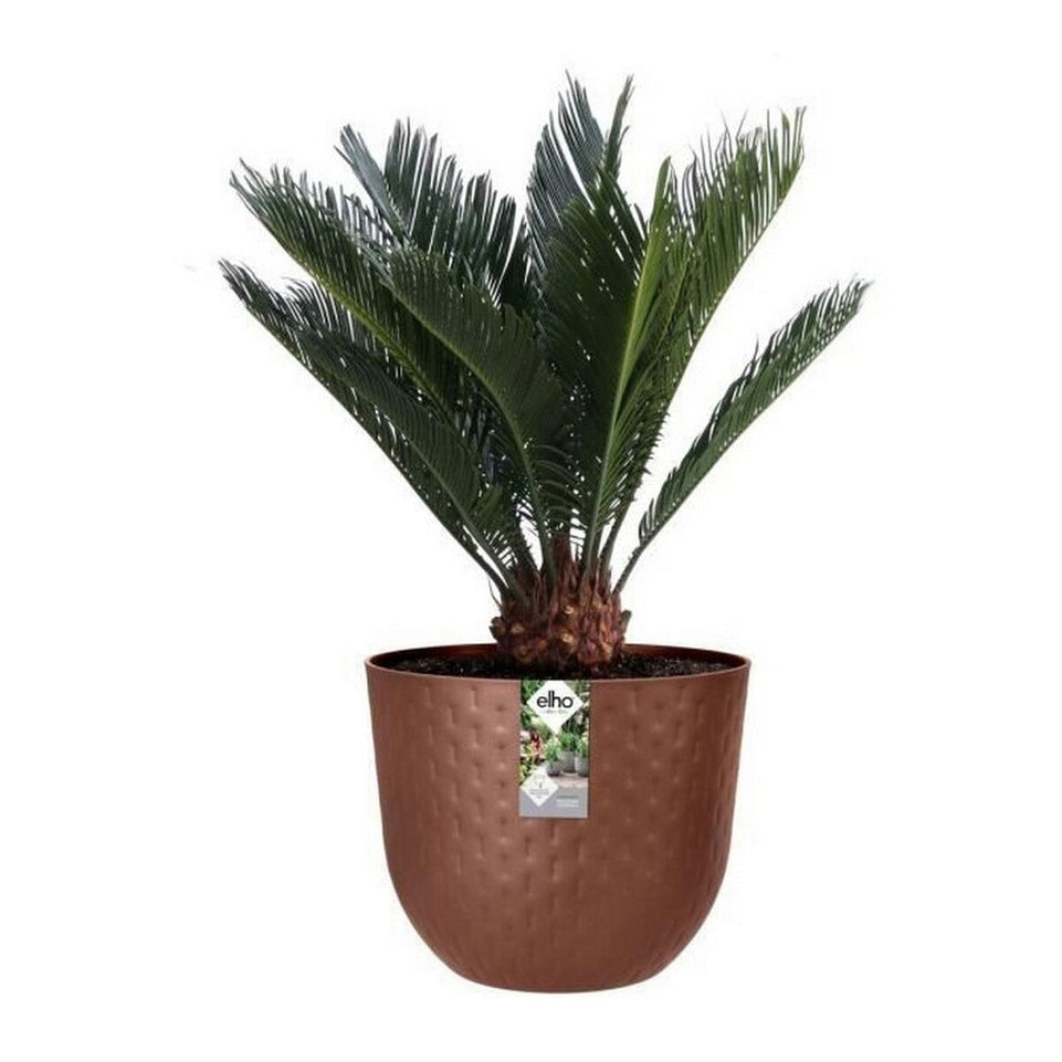 Bloempot Elho Fuente Grains Rond Bruin Plastic (Ø 46,5 x 38,4 cm)