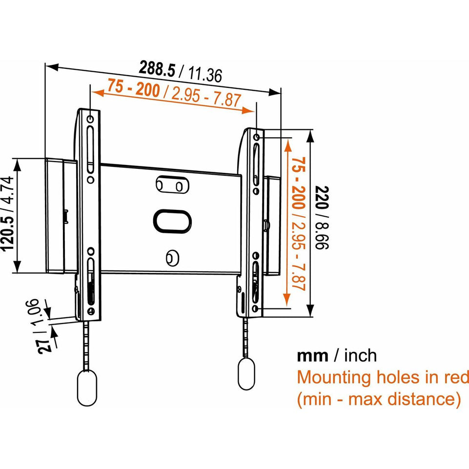 TV houder Vogel's 6301100 20 kg 19" 26"