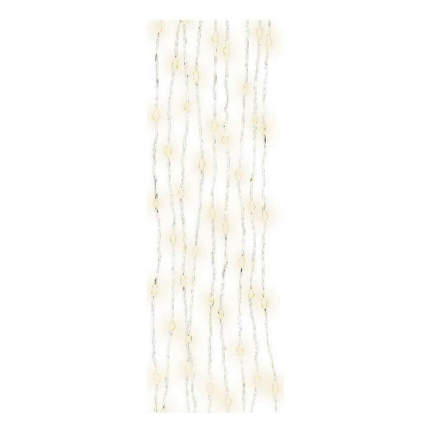 LED-lichtkrans Lumineo Warm licht Flash 6,9 m Zilverkleurig Warm wit