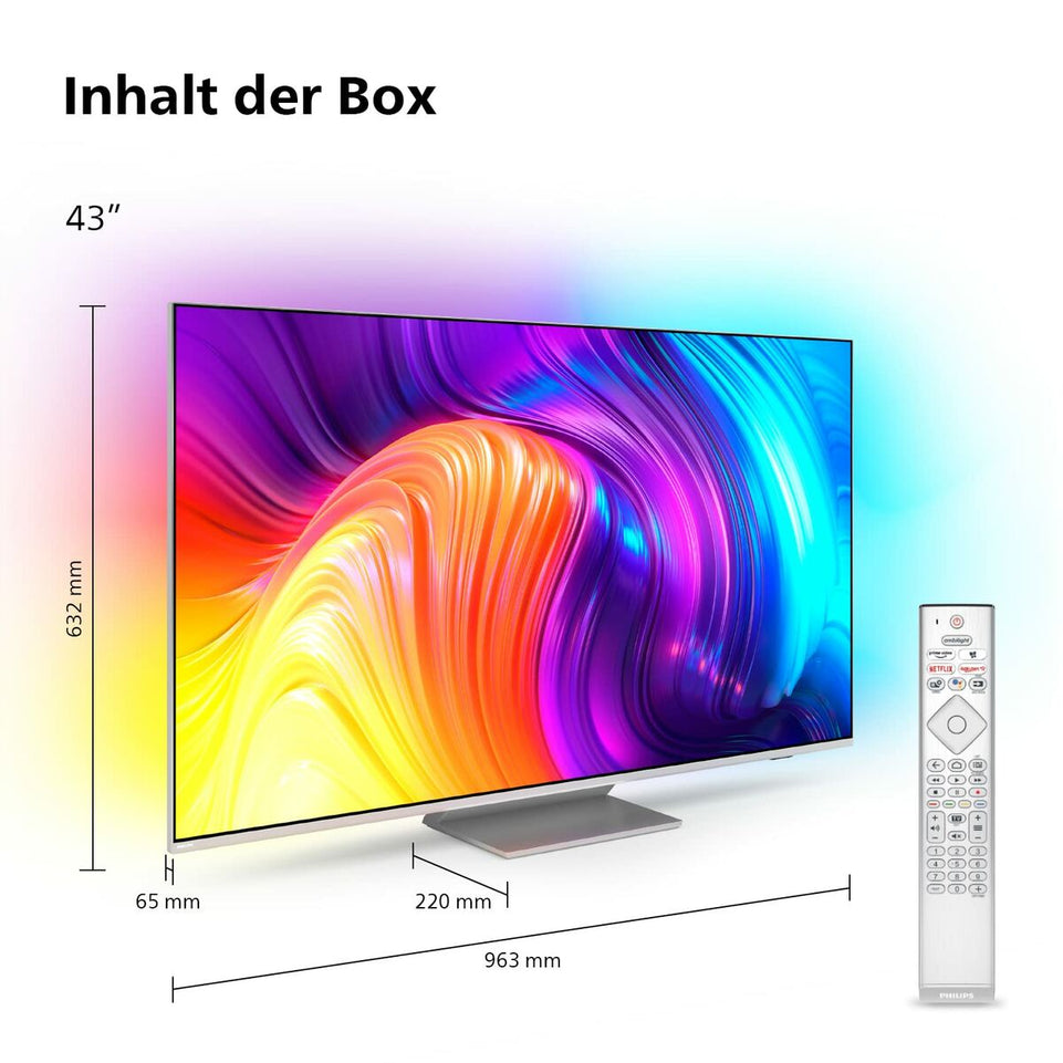 TV Philips 43PUS8807AMB Ultra HD 4K LED 43" HDR10+ Android TV