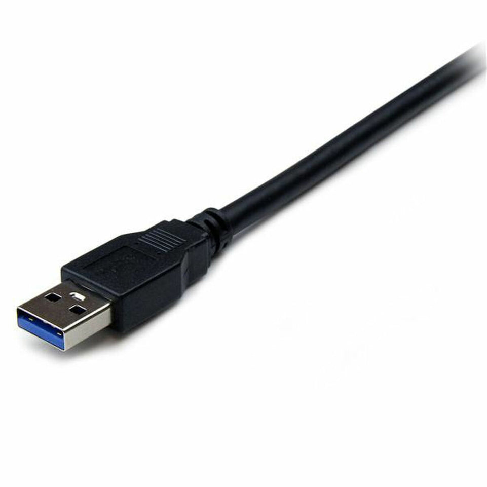 USB-kabel Startech USB3SEXT2MBK Zwart