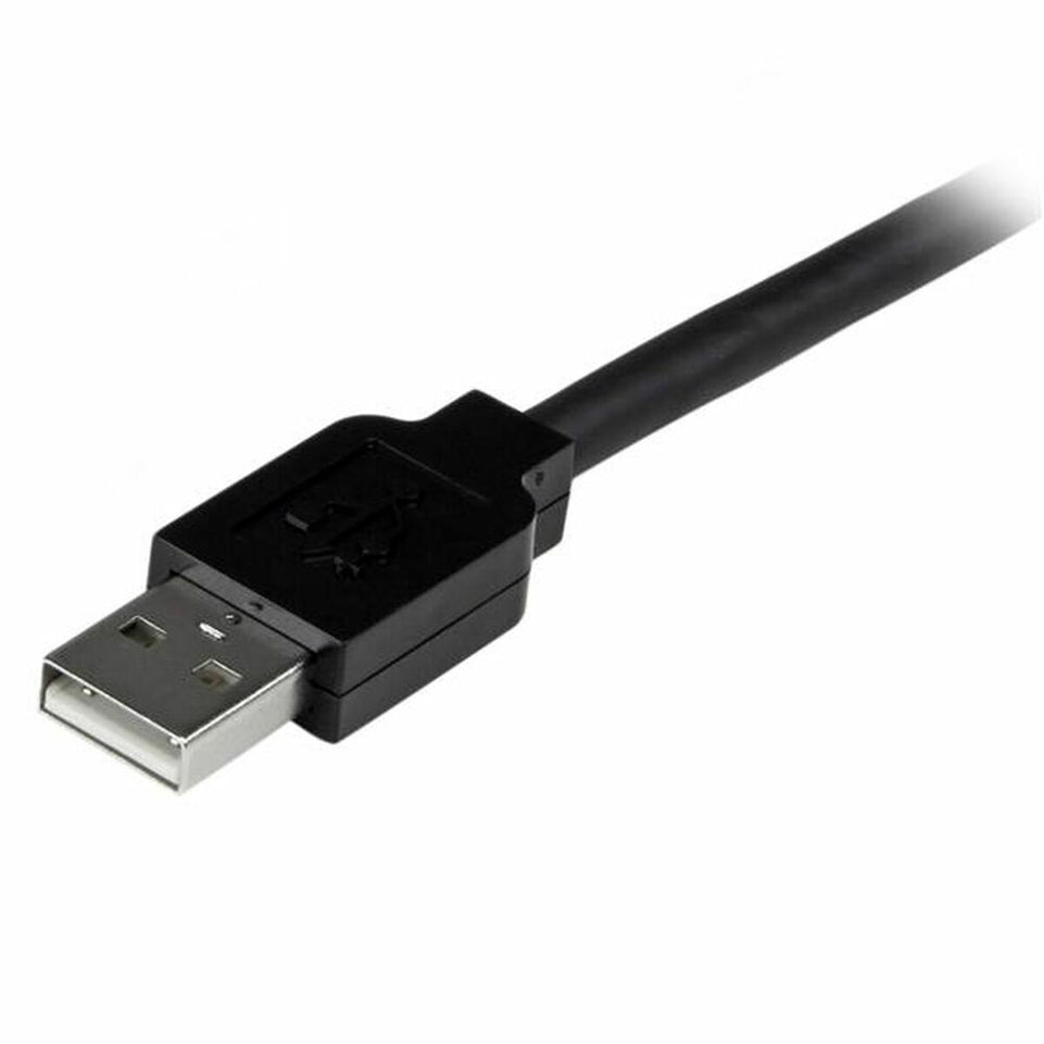 USB-kabel Startech USB2AAEXT5M Zwart