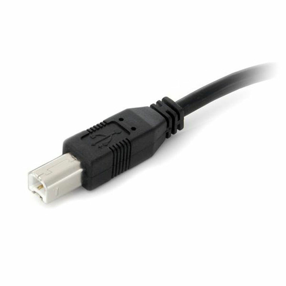 Kabel USB A naar USB B Startech USB2HAB30AC Zwart