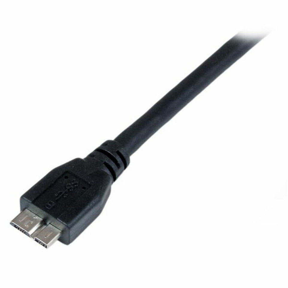Kabel USB naar Micro-USB Startech USB3CAUB1M Zwart