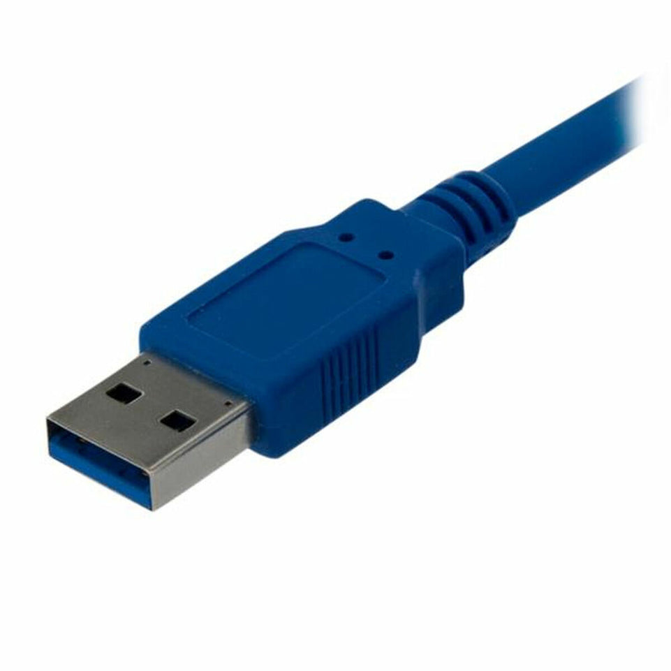 Kabel USB A naar USB B Startech USB3SAB1M Blauw