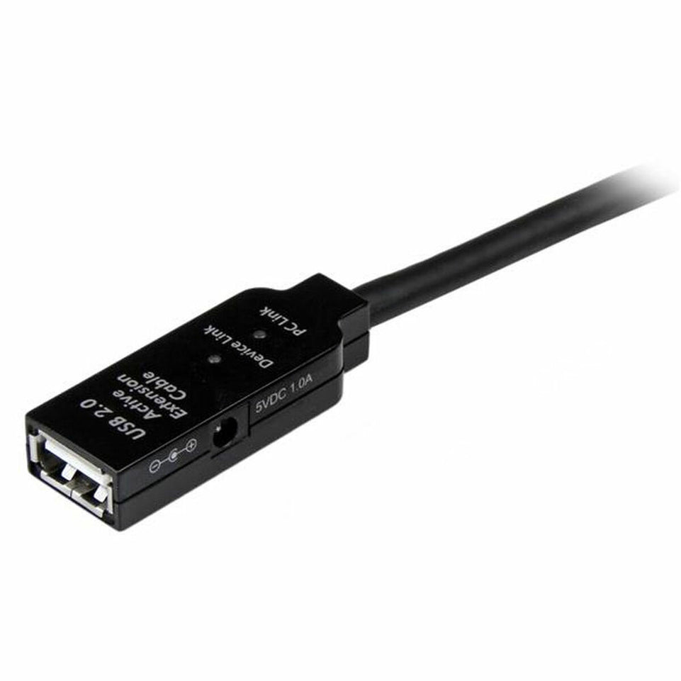 USB-kabel Startech USB2AAEXT10M Zwart