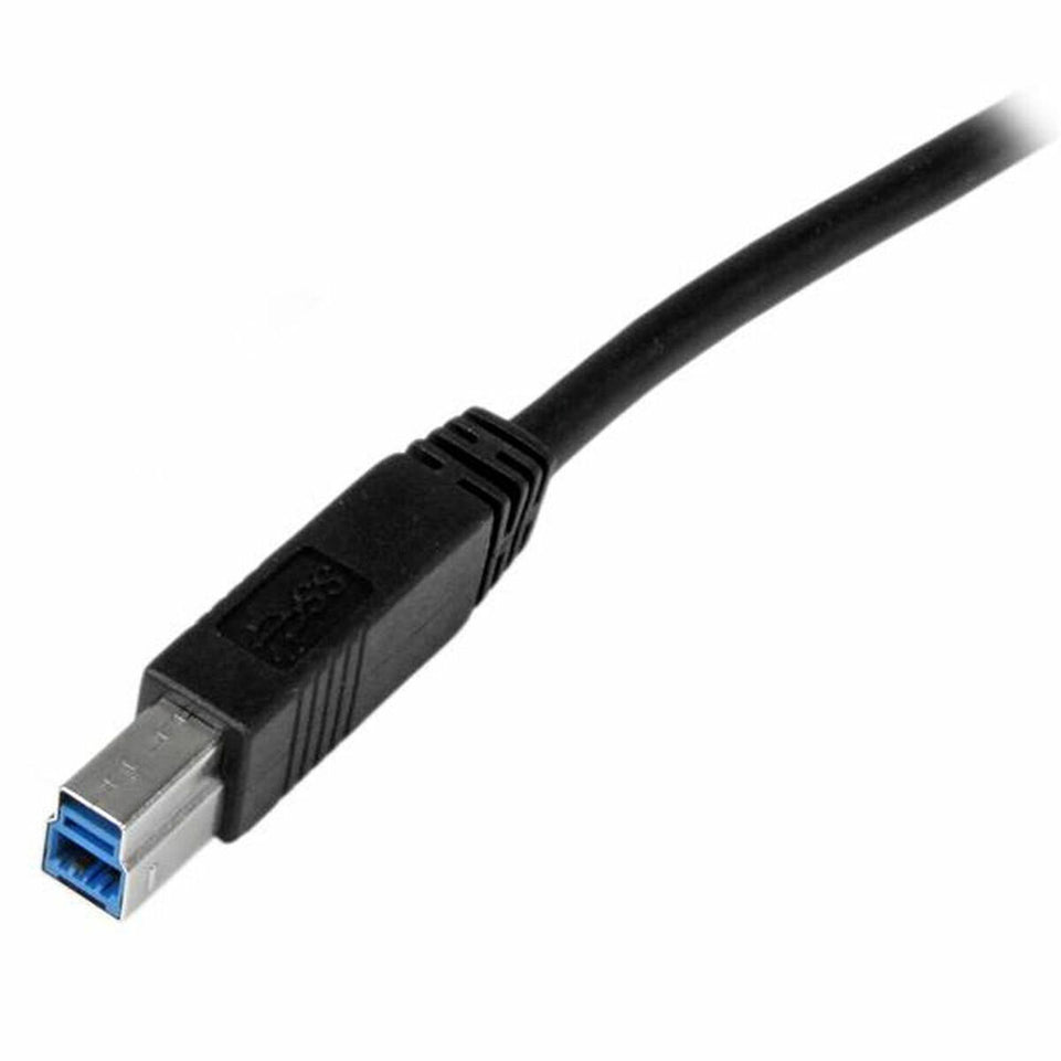 Kabel USB A naar USB B Startech USB3CAB2M Zwart