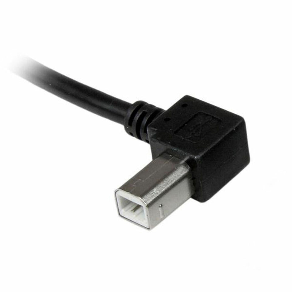 Kabel USB A naar USB B Startech USBAB2ML Zwart