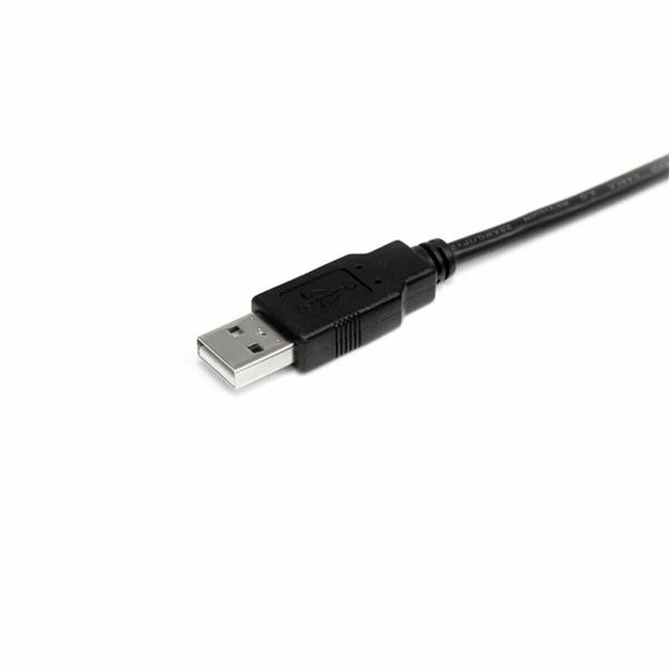 USB-kabel Startech USB2AA1M USB A Zwart