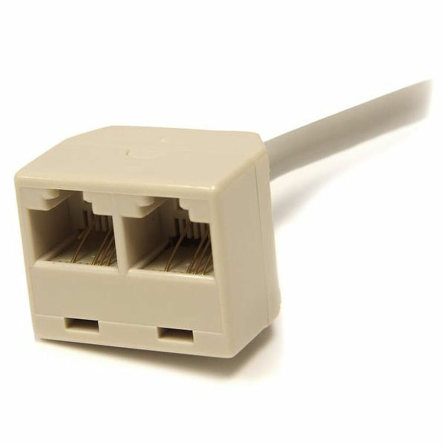 Stevige UTP-netwerkkabel categorie 6 Startech RJ45SPLITTER 0,33 m