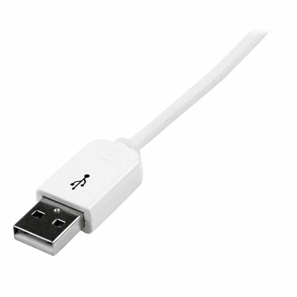 USB-kabel Startech USB2ADC1M USB A Wit