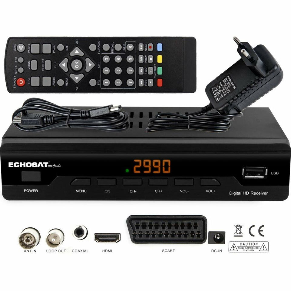 Satellietontvanger Xtra Battery 2990combo (Refurbished A+)