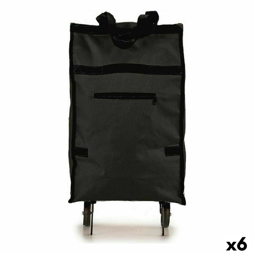 Winkelwagen 32 x 15 x 63 cm Zwart (6 Stuks)