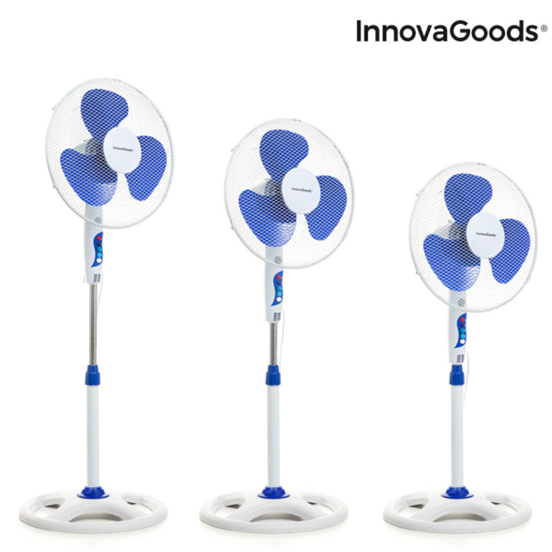 Staande ventilator InnovaGoods IG814250 Blauw 50 W (Refurbished C)