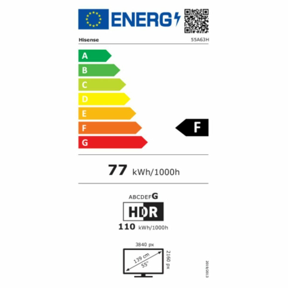 Smart TV Hisense 55A63H 55" Wi-fi 55" 4K Ultra HD LED