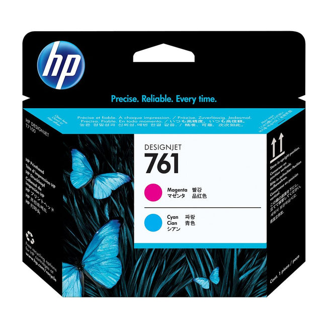Borstel vervanger HP 761 Magenta Cyaan