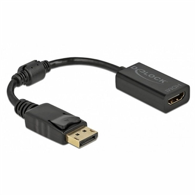 DisplayPort naar HDMI Kabel DELOCK 61011 Zwart