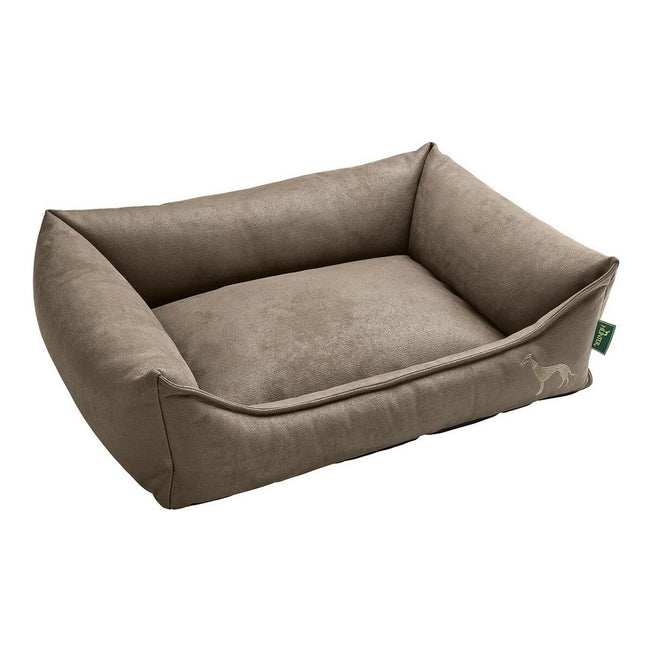 Bank voor honden Hunter Bologna Synthetisch Leer Grijs (70 x 50 cm)