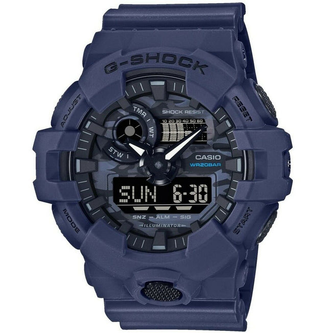 Horloge Heren Casio G-Shock GA-700CA-2AER - CAMO SERIE (Ø 53,5 mm)