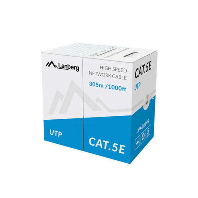 Stevige UTP-netwerkkabel categorie 5e Lanberg LCU5-10CC-0305-S Spoel 305 m