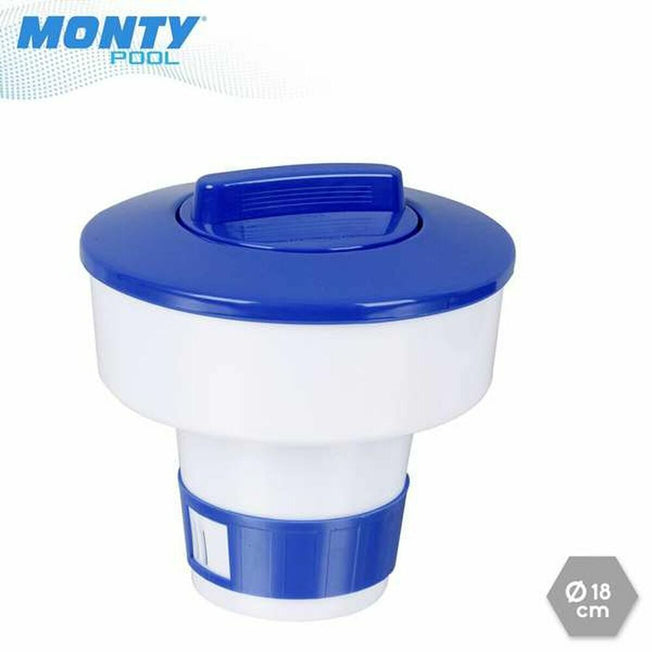 Chloor dispenser Juinsa Blauw/Wit 1 (18 x 18 cm)