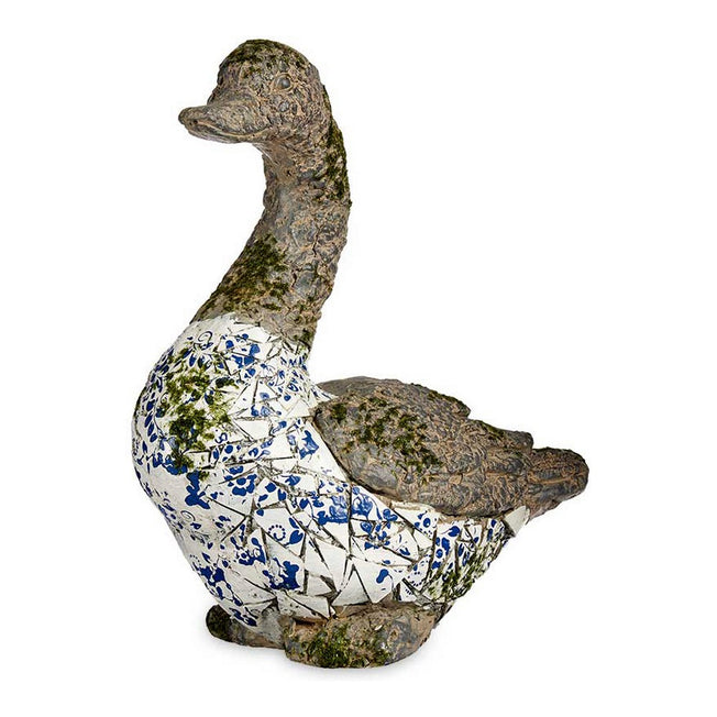 Decoratief tuinfiguur Mozaïek Eend Polyresin (17 x 42 x 40 cm)