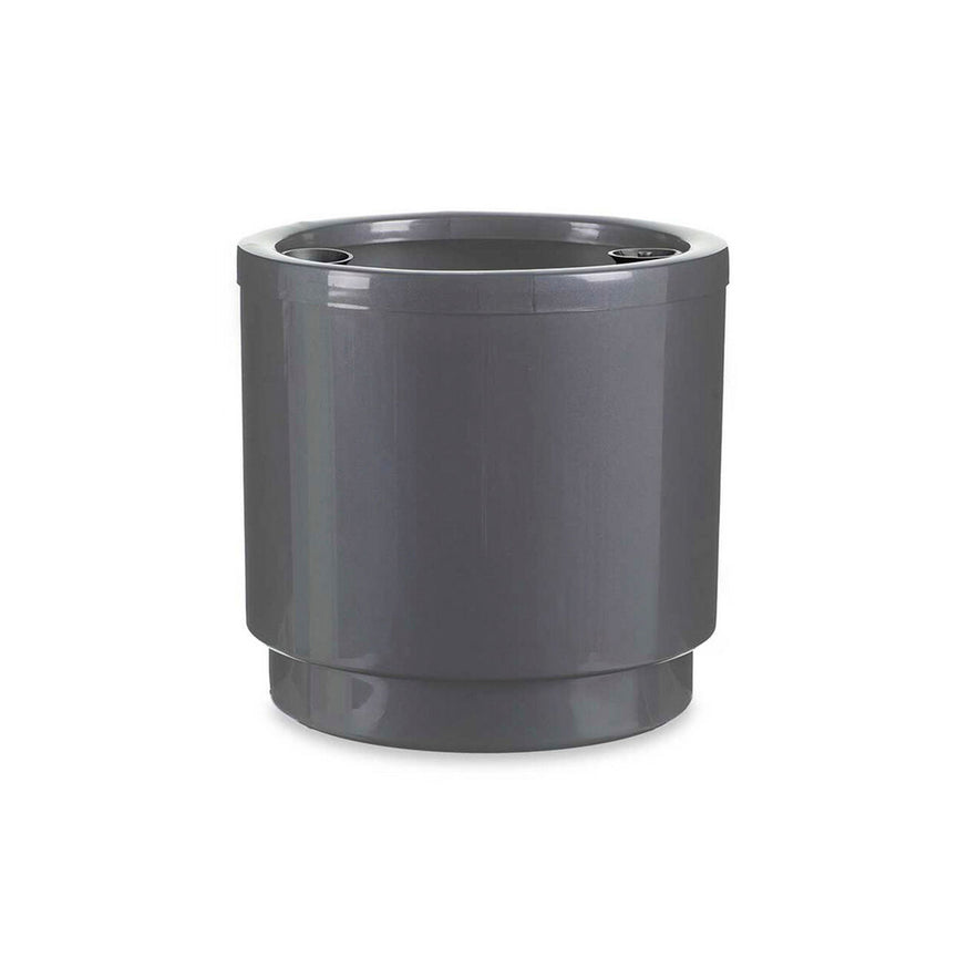 Zelfwaterende bloempot Zilverkleurig Polypropyleen 32 x 30,5 x 32 cm