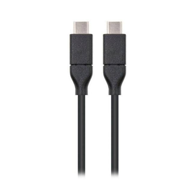 USB-C 3.1 Kabel NANOCABLE 10.01.4101 Zwart (1 m)