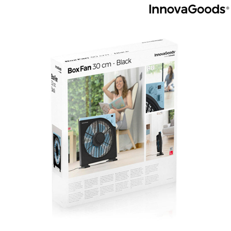 Vloerventilator Box InnovaGoods Ø 30 cm 50W 50 W (Refurbished C)