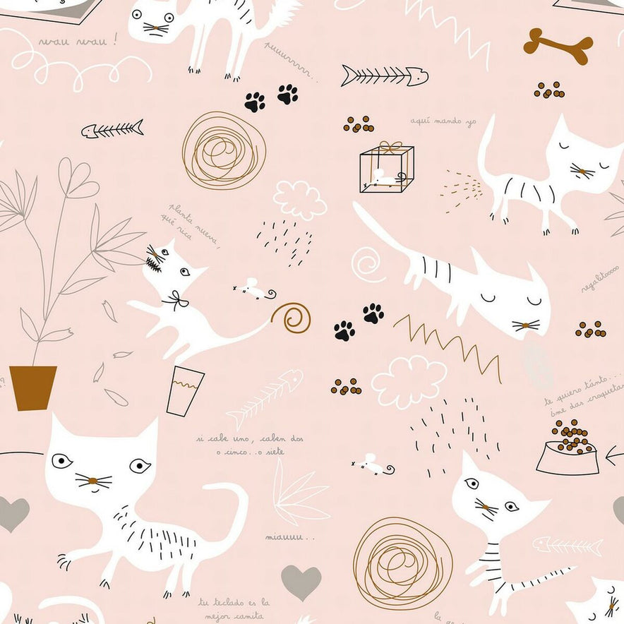 Noorse hoes Panzup Cats Bed van 135/140 (220 x 220 cm)