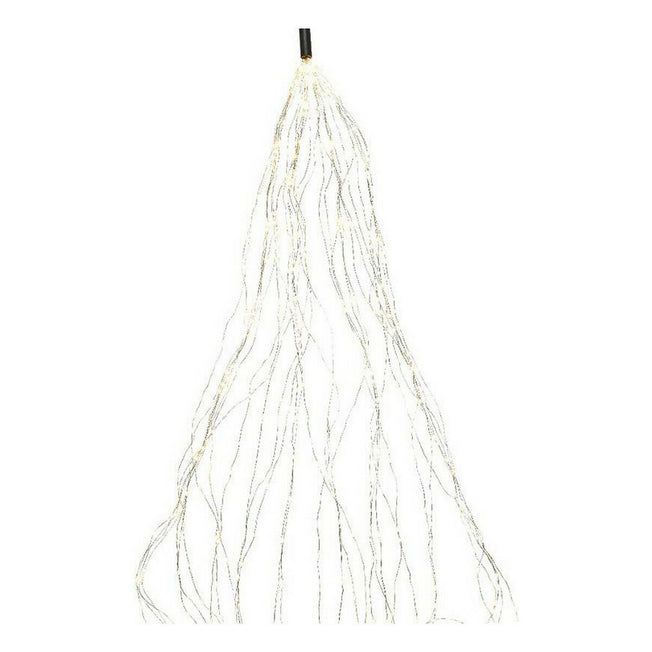 LED-lichtkrans Lumineo Warm licht Flash 6,9 m Zilverkleurig Warm wit