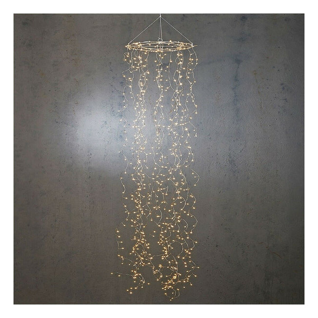 LED-lichtkrans Luca Kroonkandelaar Wit licht 200 x 30 cm
