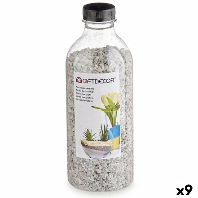 Decoratieve stenen Grijs 1,5 Kg (9 Stuks)
