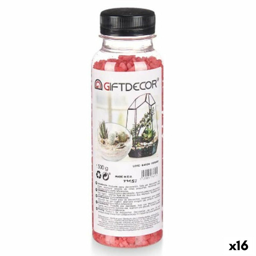 Decoratieve stenen Rood Fuchsia 500 g (16 Stuks)