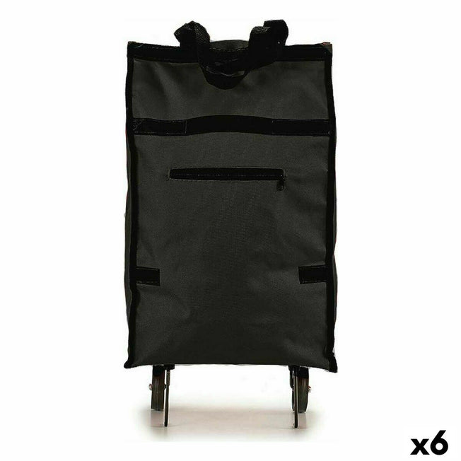 Winkelwagen 32 x 15 x 63 cm Zwart (6 Stuks)