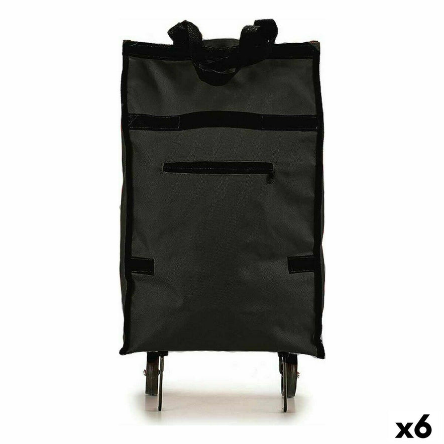 Winkelwagen 32 x 15 x 63 cm Zwart (6 Stuks)